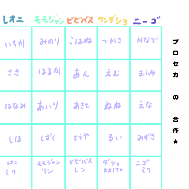 プロセカ合作！