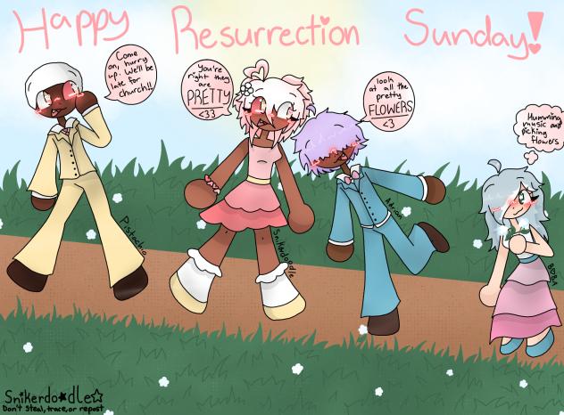Early Resurrection Sunday art (Easter)
