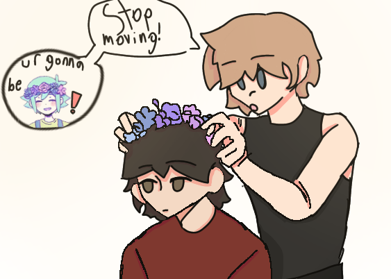 “Stop movingー!“