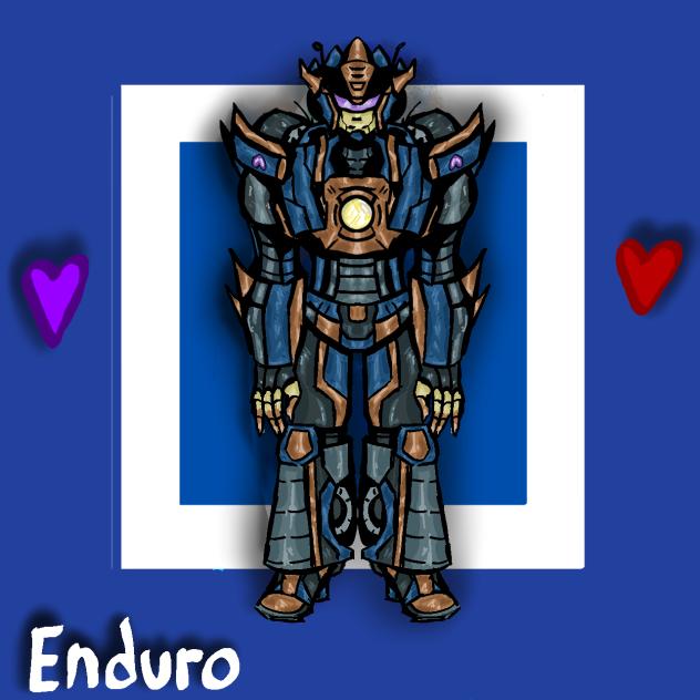 Bluee Orange Autobot