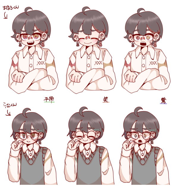 灯影くん立ち絵できたよ！
