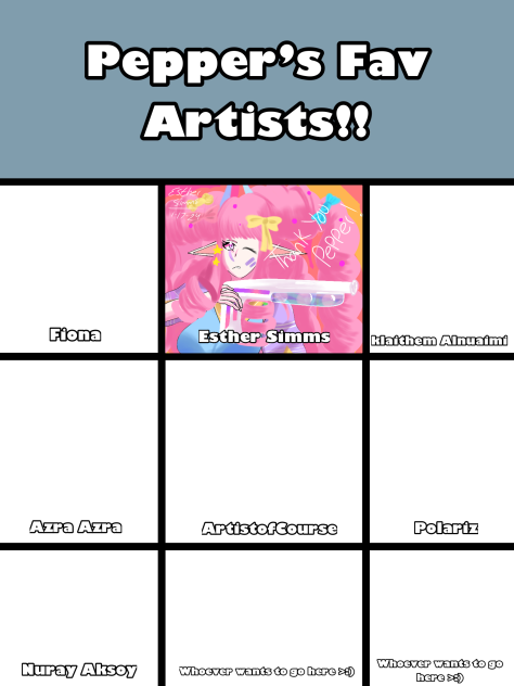 Favorite artist collab w_h Pepper Kelm!