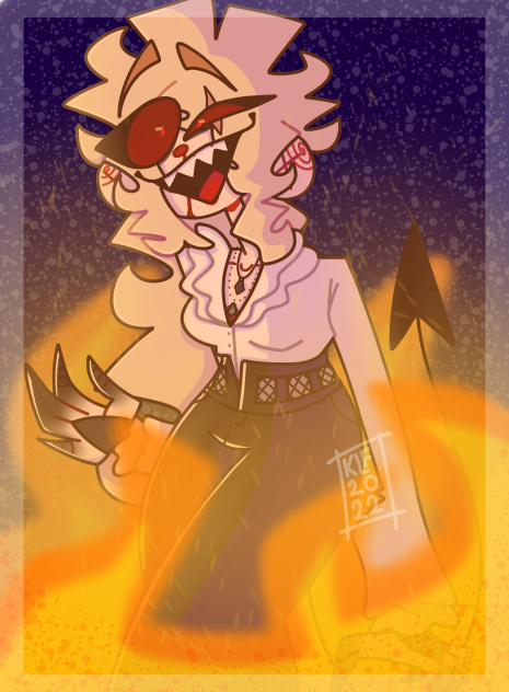 she's burning oh no