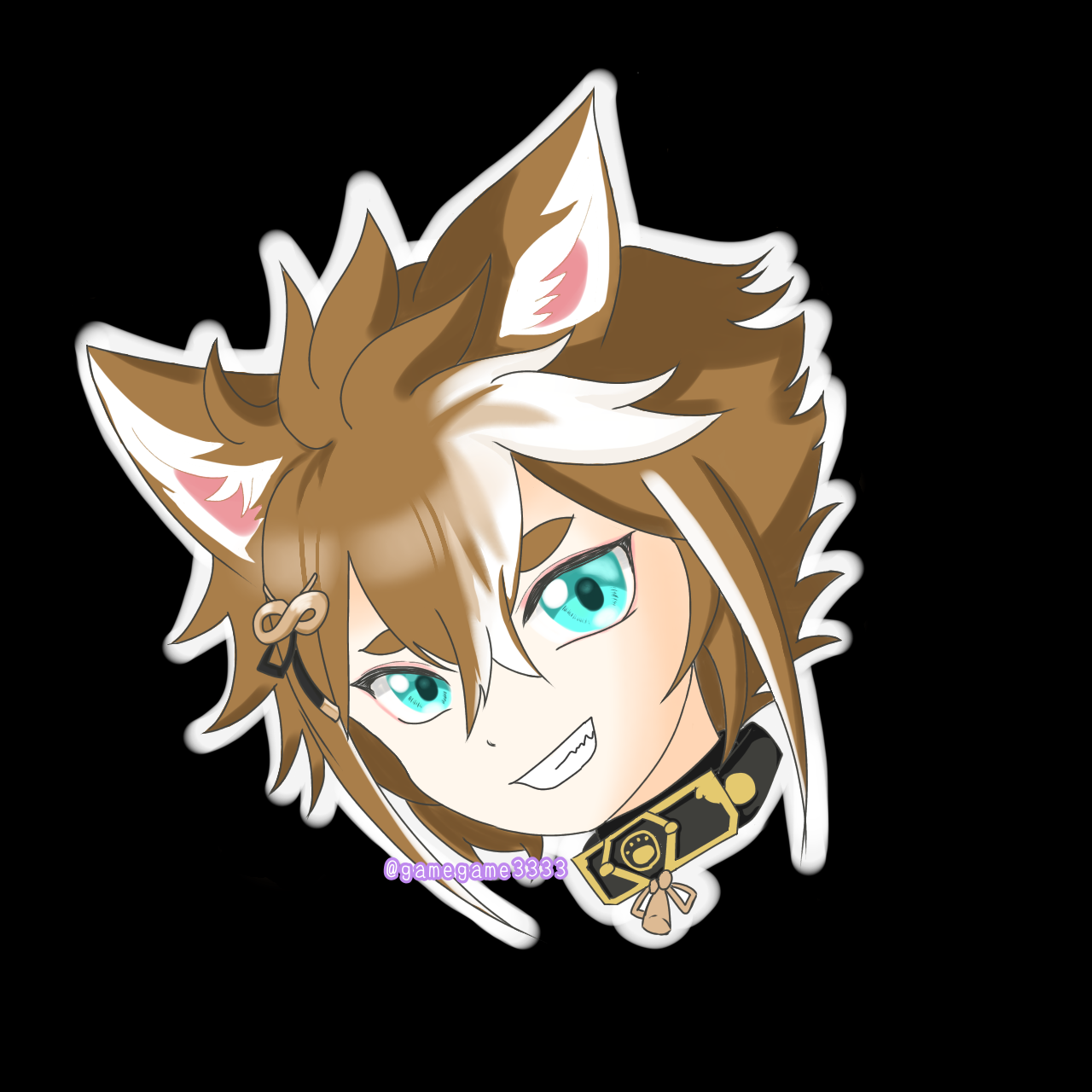 原神 ゴロー フリーアイコン Ibispaint