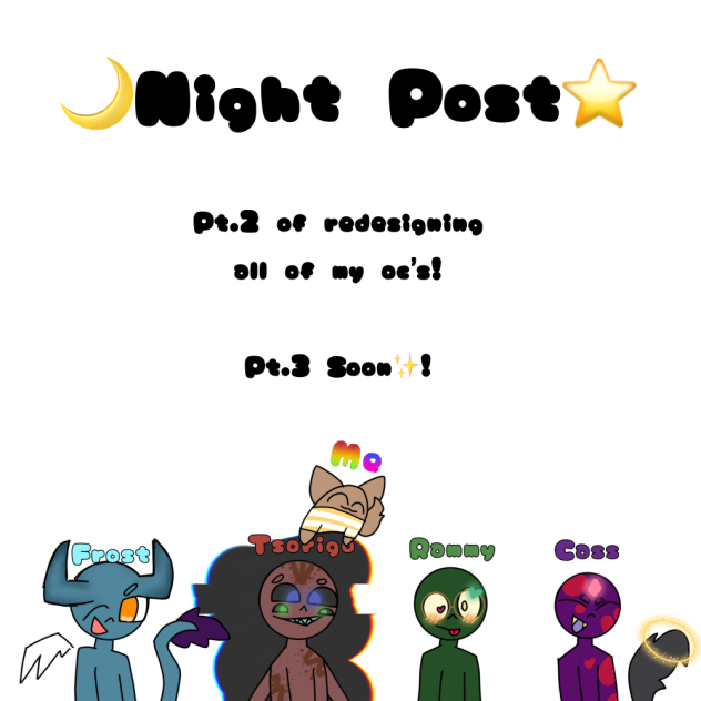 Night Post! Pt.2 Redesign - ibisPaint