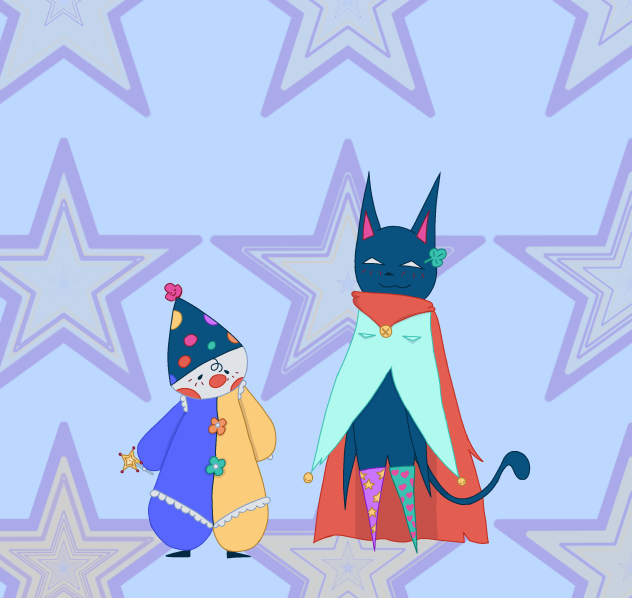 GIGGLES THE CLOWN AND CLOVER