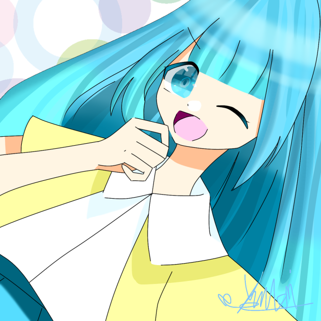 ニコッ