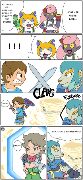 SSBU x YKW; Late for the Party