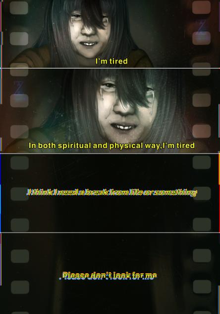 “I’m tired”