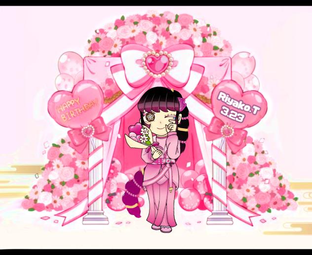 🌸🎂🎀Happy birthday Riyako🎀🎂🌸