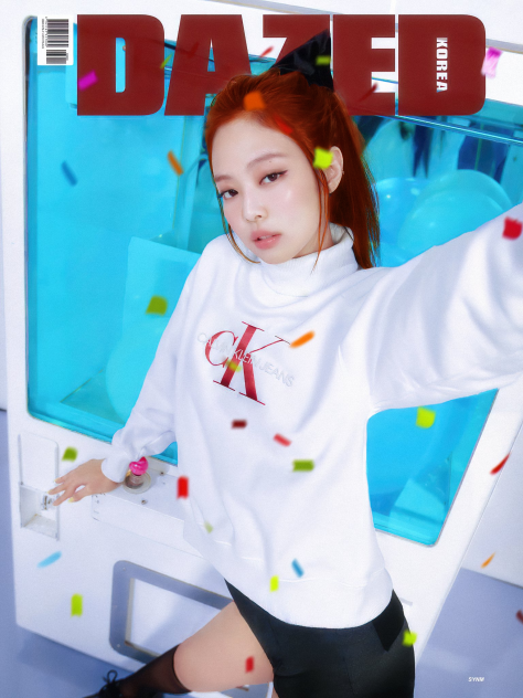 🧡jennie with orange hair 🧡