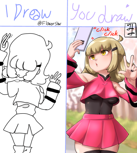 I draw you draw with Gay Nathalie