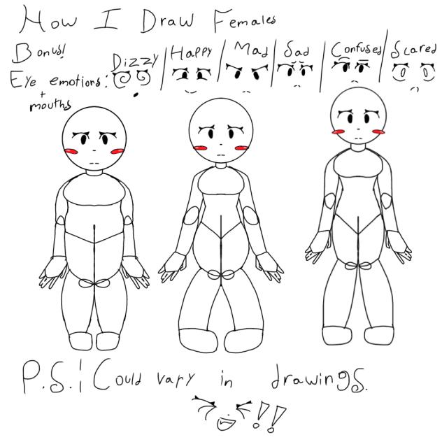 How I draw women wowzers!1!1!!!!11!