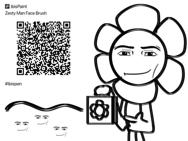 Man face brush - ibisPaint