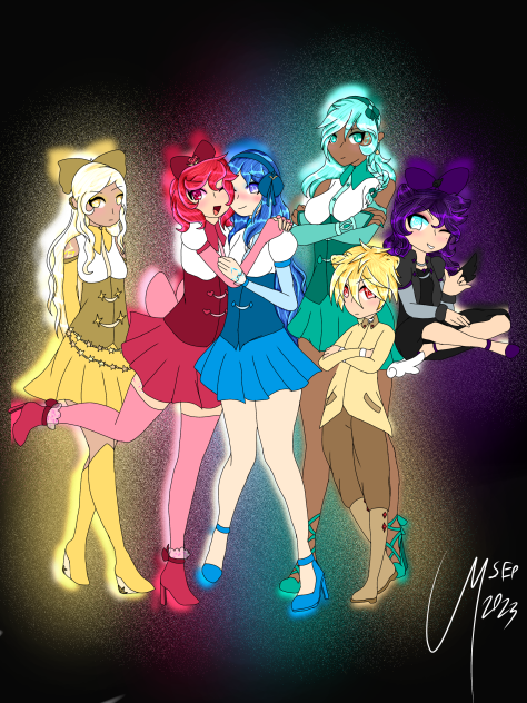 magical girls cus they're cute