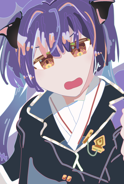 ふち塗り蕾