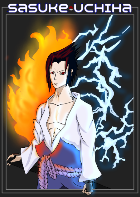 Sasuke Uchiha 🔥⚡ - Speed Art - ibisPaint