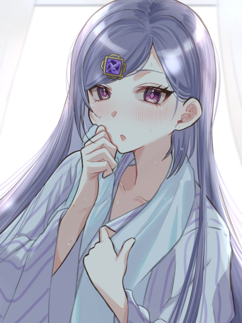 お風呂上がり刻晴ちゃん