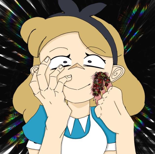 Alice went crazy in Wonderland