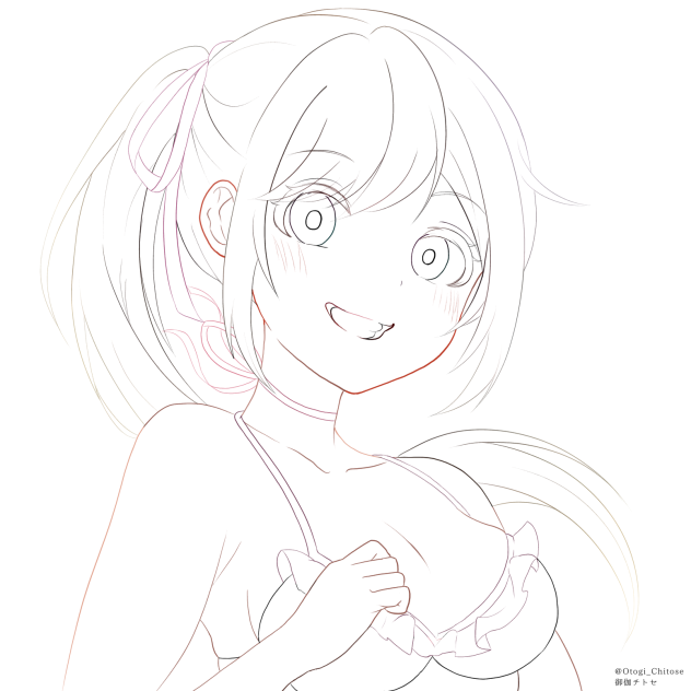 💖🐳💖線画