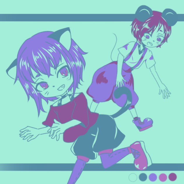 ねこちゃんとねずみ君