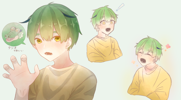 タツオ擬人化した
