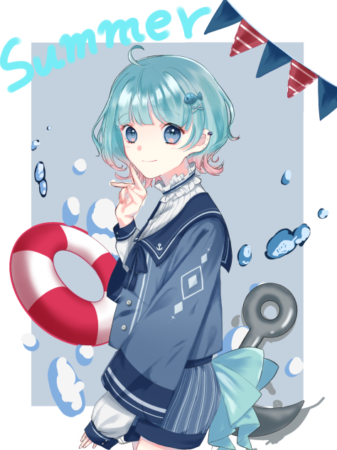 色ラフから色塗りまで