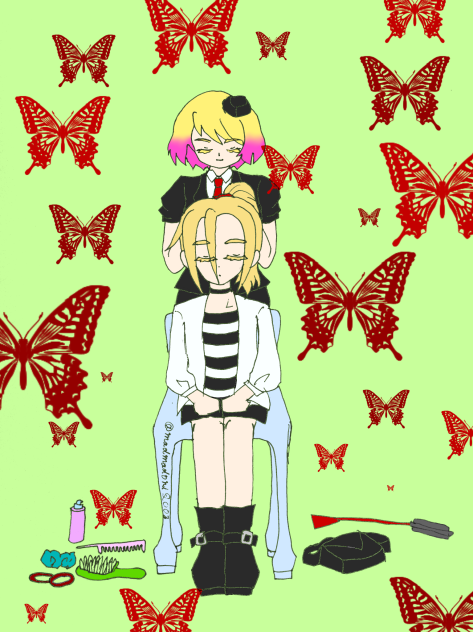 【殺戮の天使】ﾚｲﾁｪﾙとキャシー（ワンドロ）