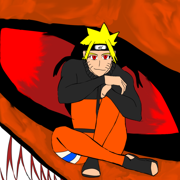 Naruto and kurama 2 🤗
