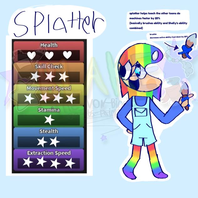 my OC splatter (redo cuz yes)