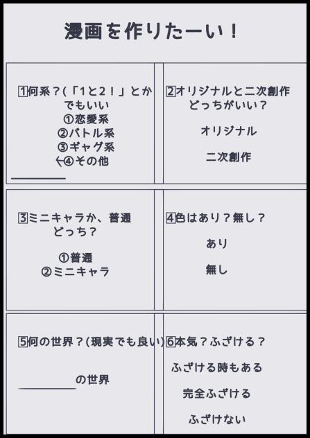 漫画に憧れる〜