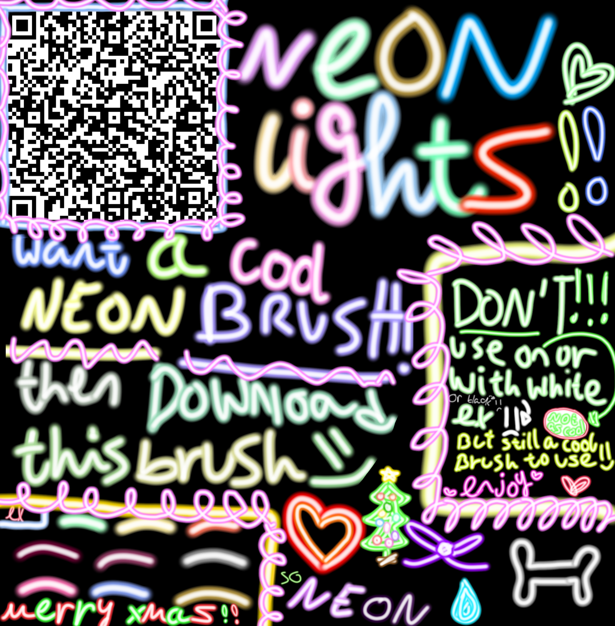 neon lights - ibisPaint