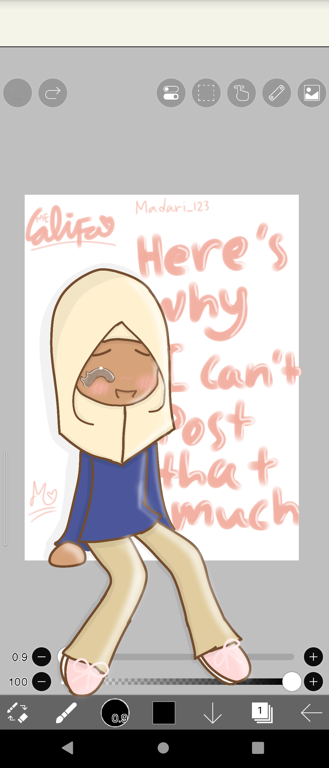 here's why I can't post that much - ibisPaint