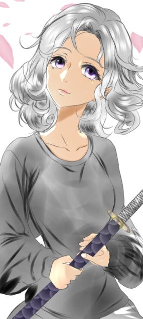 銀髪の剣士