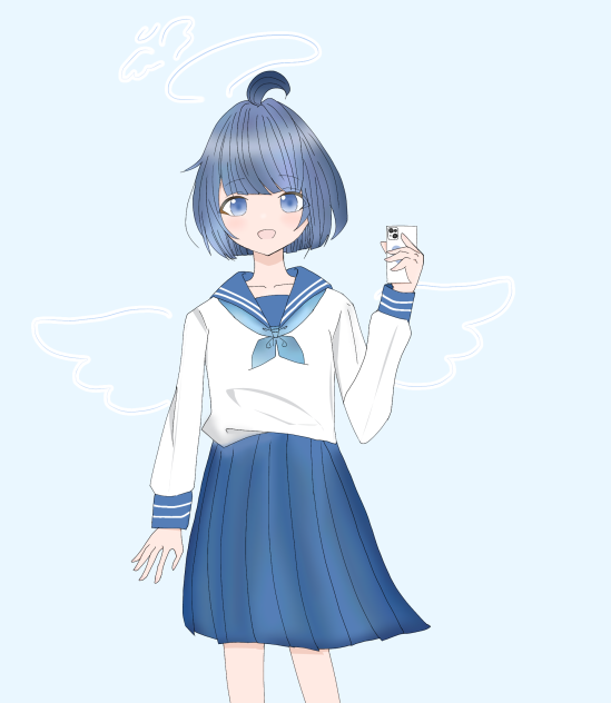 線画配布色塗りした。。