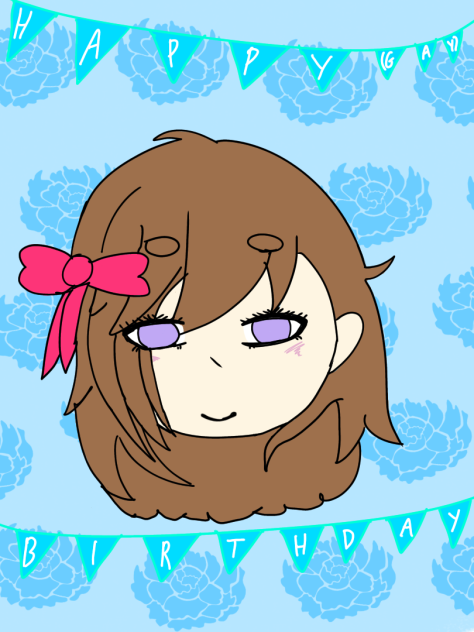 Birthday fan art for Ashley Nora