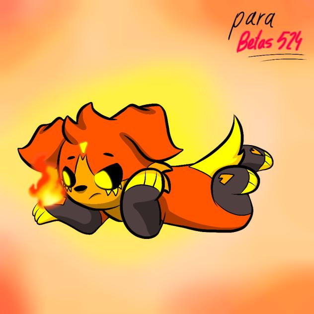 Laiga (fuego) chibi