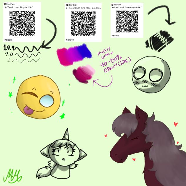 Pencil brush things idk lol