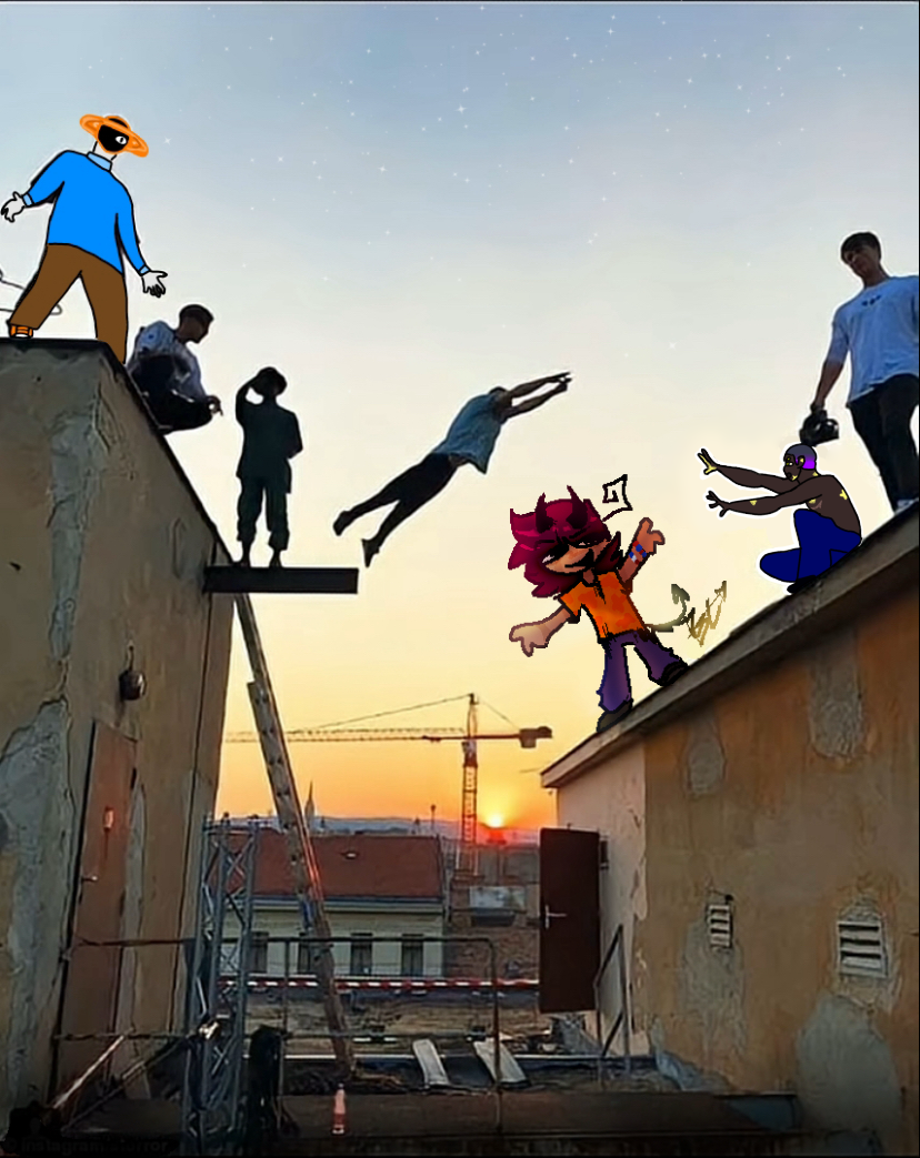 Rooftop collab - ibisPaint