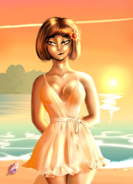 Beach 🏝️dress version