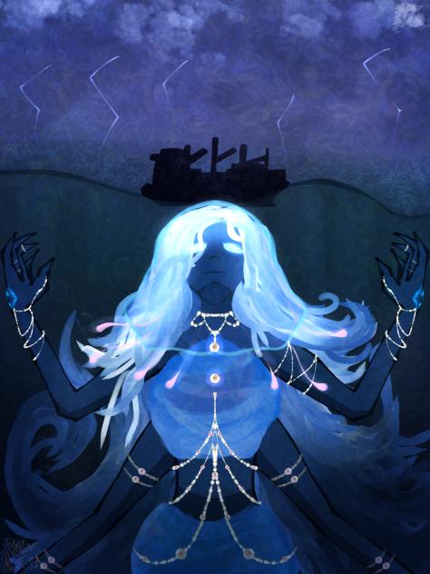 Ocean goddess thing (っ･ω･)っ