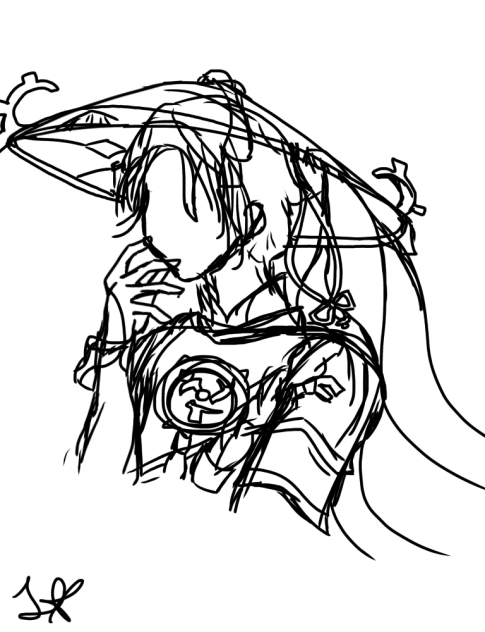 Scaramouche wanderer sketch