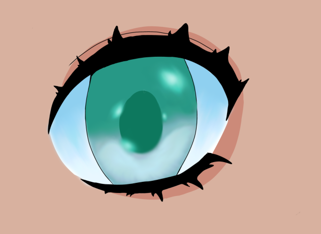Green eye