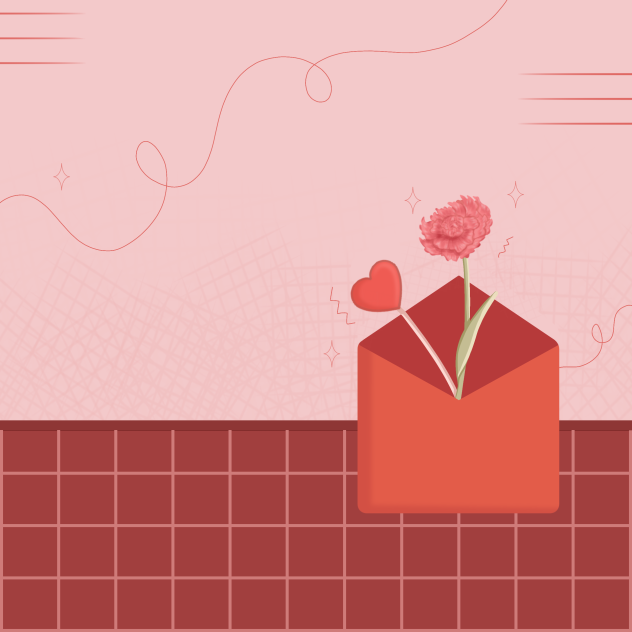 Cute gift background