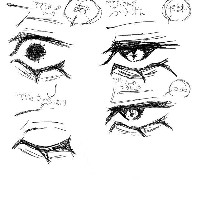 「？？？」さんの目