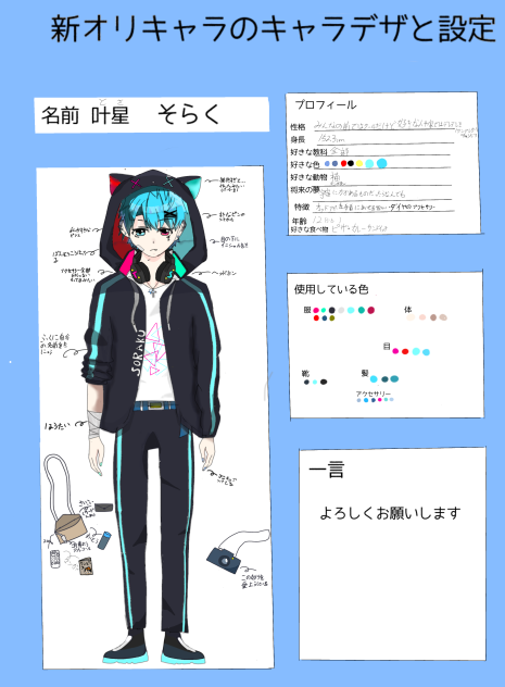 代理のキャラデザ設定2