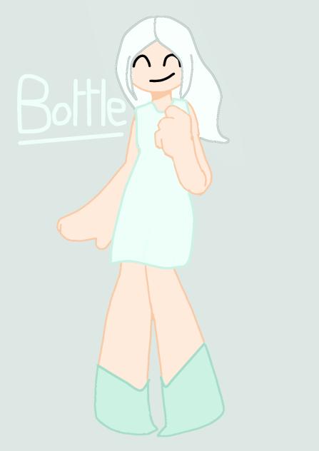 🧴Bfdi Bottle as human🧴