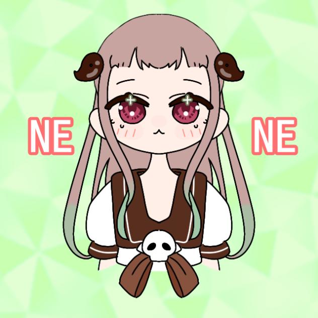 寧々が、ただうなづくだけのアニメーション