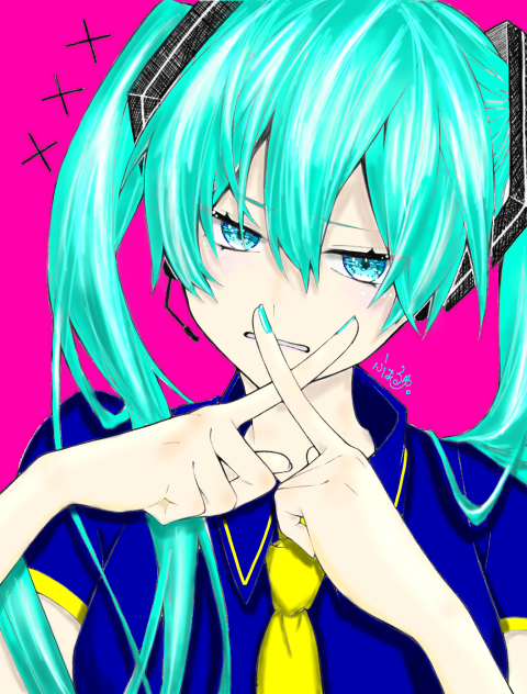 よく見るミクちゃんのやつ