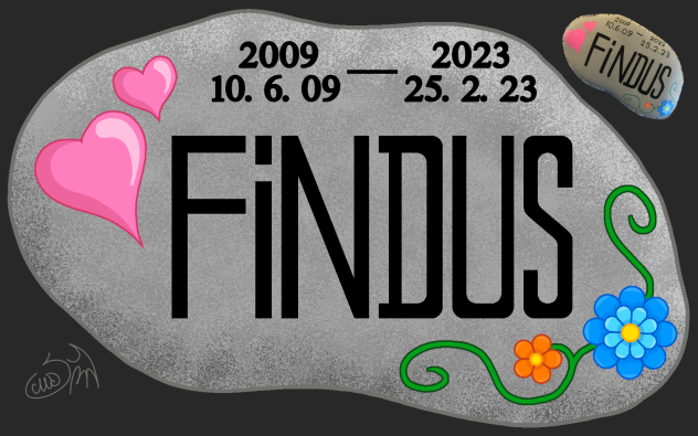 Findus gravestone